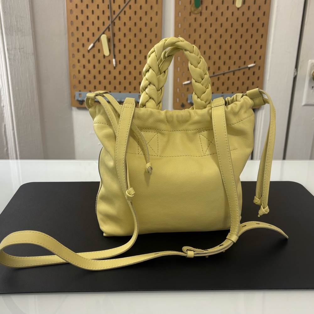 NWT Madewell Womens Butter Yellow The Piazza Mini Crossbody Bag,100% Cow Leather - Picture 6 of 15